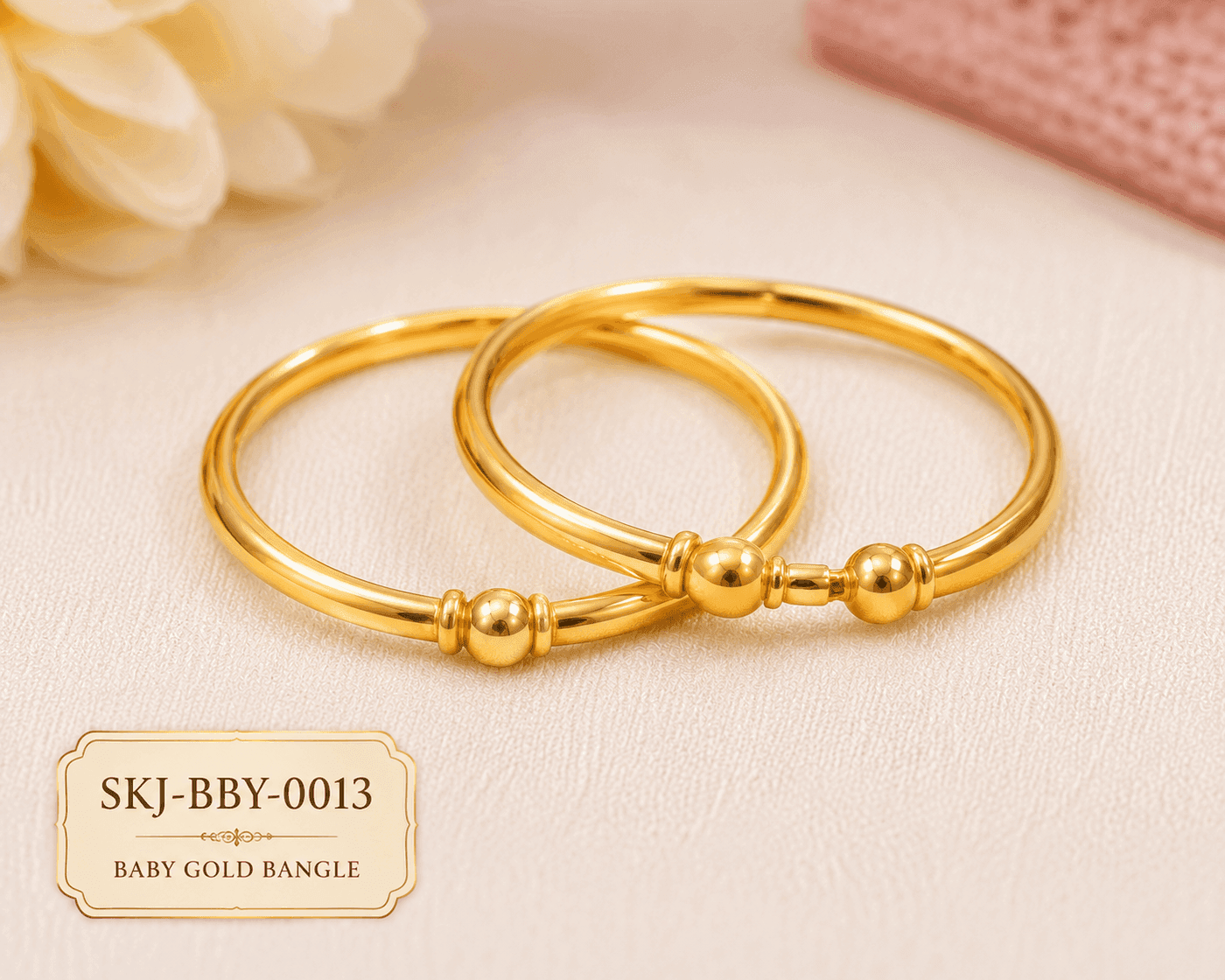 Baby Gold Bangles (Pair)